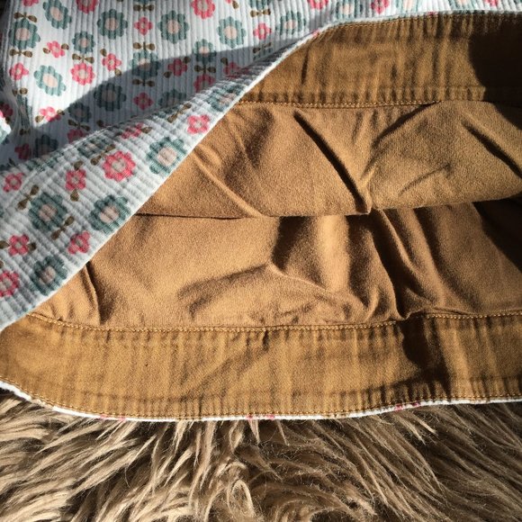 PetitBateau pink & grey floral skirt w/pockets - size 5G - Picture 9 of 9